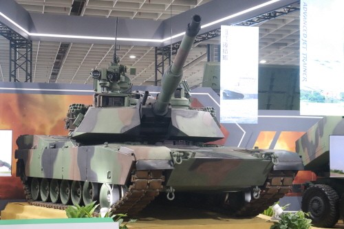 2025 대만 국제 항공우주 및 국방 산업 전시회에서 공개한 M1A2T 전차