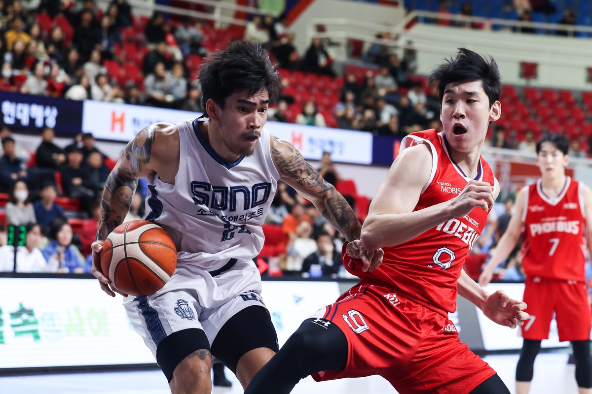 현대모비스, 3점슛 단 2개 그친 소노 잡고 2연승…서명진 21점