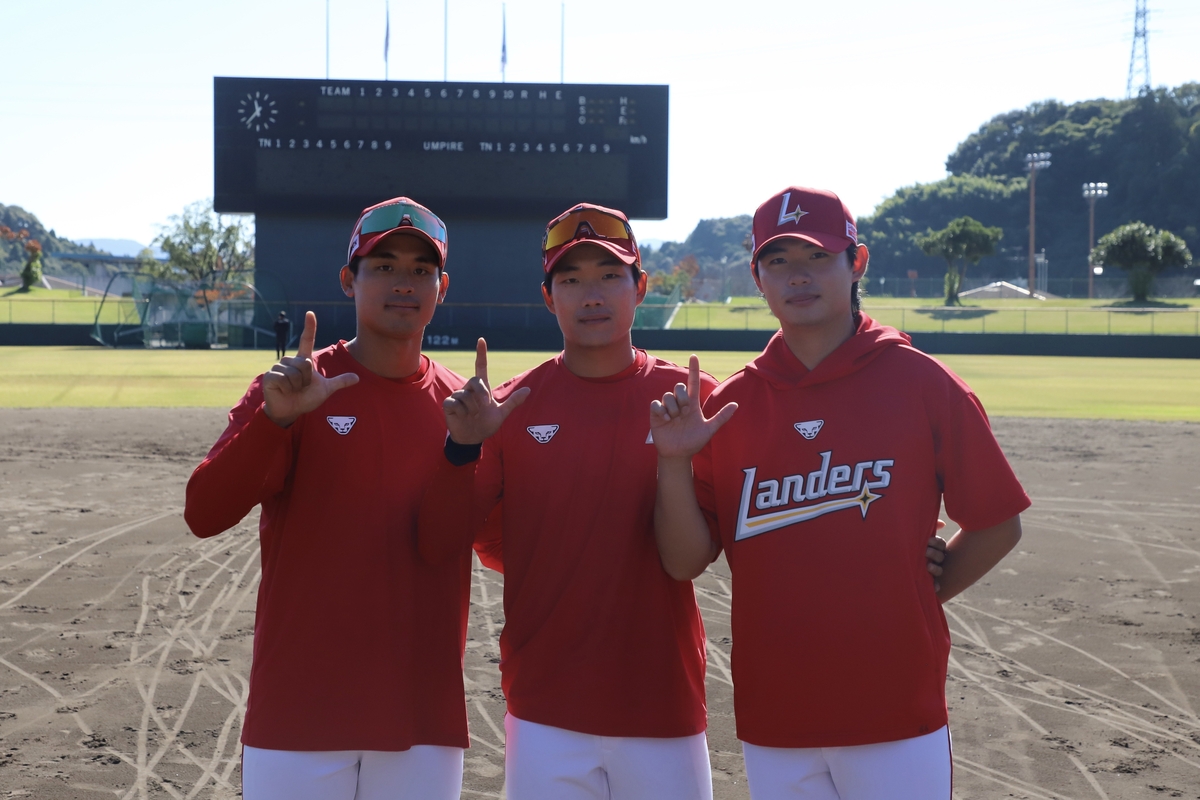 유망주 캠프 MVP 임근우, 석정우, 박기호(왼쪽부터)