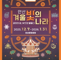 안산문화광장 일대서 겨울 야간축제…1㎞ 구간에 빛조형물