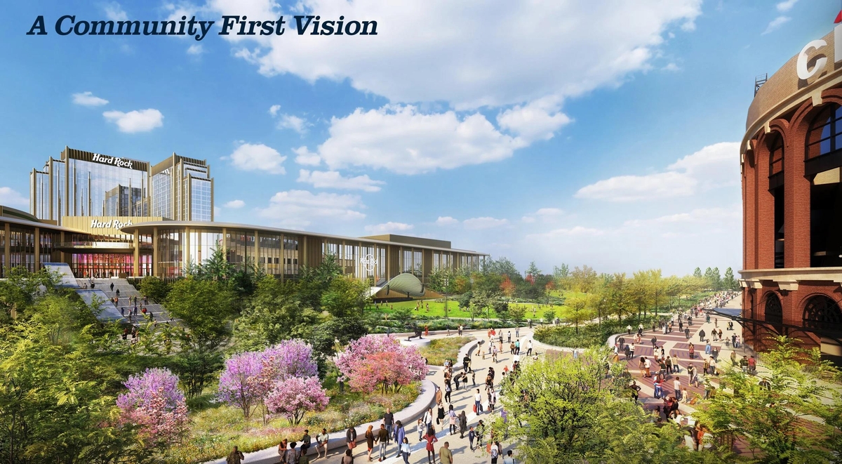 뉴욕시 윌레츠포인트의 하드록 메트로폴리탄 파크 예상도