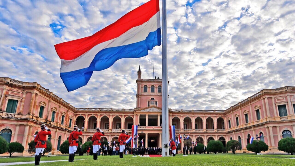 La foto, facilitada por la Embajada de Paraguay en Corea del Sur, muestra el palacio presidencial paraguayo, Palacio de los López. 