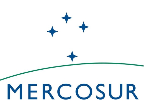 La foto de archivo, sin fechar, proporcionada por Mercosur, muestra el logotipo de la organización. (Prohibida su reventa y archivo)