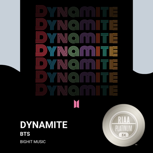 'Dynamite' de BTS recibe el triple platino en EE. UU.
