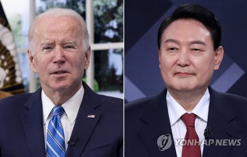 Biden llegará a Corea del Sur para su primera cumbre con Yoon