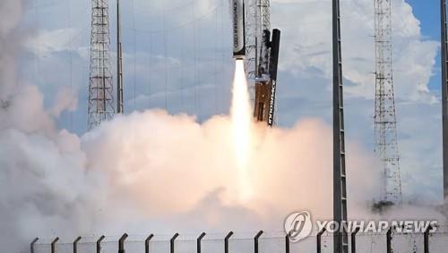En la imagen, proporcionada por Innospace, se muestra el despegue del HANBIT-TLV, el 19 de marzo de 2023 (hora local), desde el Centro Espacial de Alcántara, en el norte de Brasil. (Prohibida su reventa y archivo)