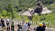 北朝鮮が核実験場を廃棄　坑道爆破（５月２５日）