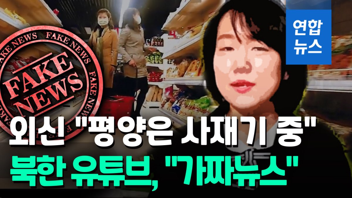 [영상] "평양 사재기 극성?"…북한 유튜브, "가짜뉴스"