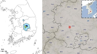 [속보] 15시 17분 경북 김천시 동북동쪽 14km 지역에서 규모 3.2 지진 발생