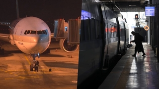 '설렘' 속 첫 항공·기차편…시민들 평온한 하루