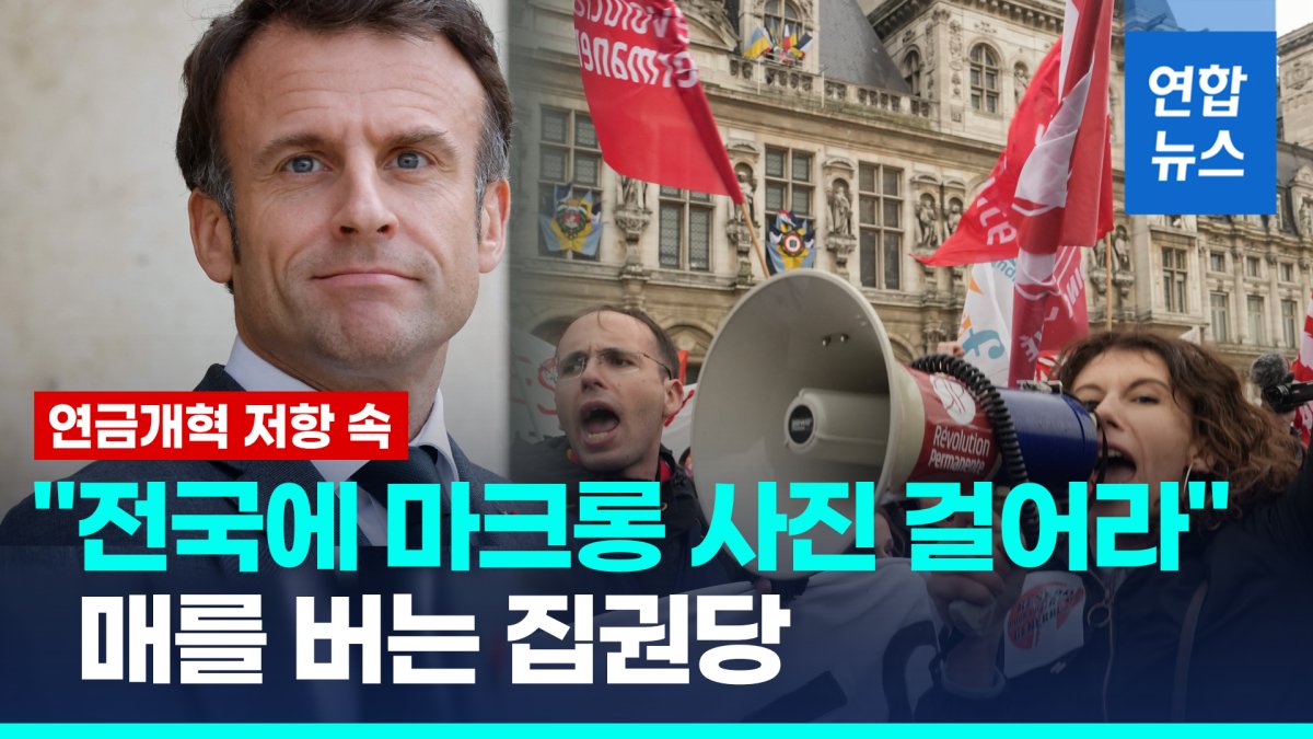 [영상] 프랑스 여당 '대통령 사진 게시 의무화' 추진…비판 자초