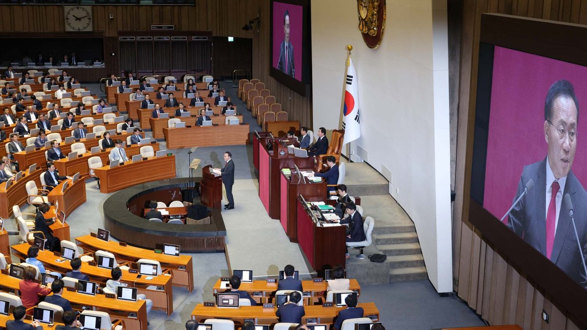 체포동의안·해임안 본회의 보고…윤재옥 교섭단체 대표연설