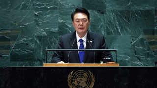 尹大統領　ロ朝の軍事取引「韓国狙った挑発、座視せず」（９月２１日）
