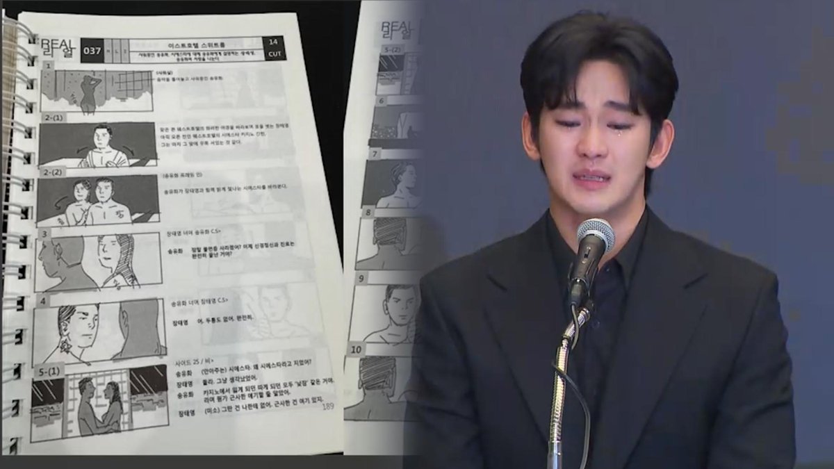 김수현 측 "고 설리, '리얼' 베드신 장면 숙지"