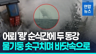 [영상] '쾅' 순식간에 두 동강…나토, 잠수함 타격 훈련영상 공개