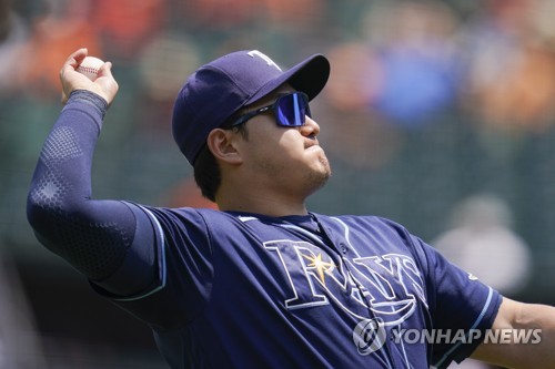 Rays' Choi Ji-man leading S. Korean MLB contingent with hot early streak