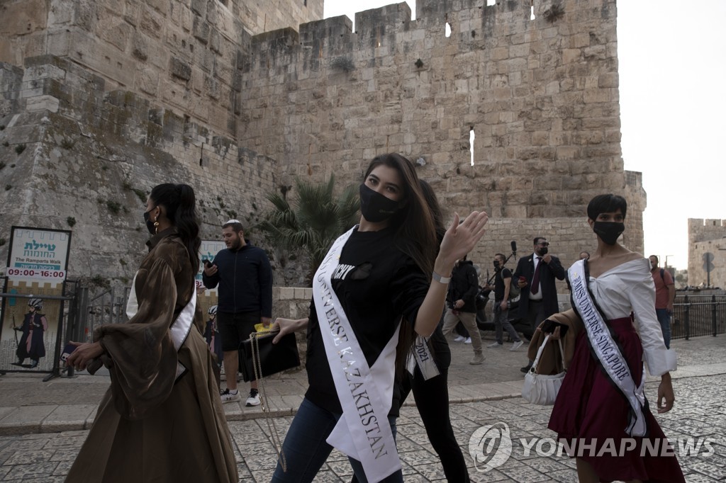 Virus Outbreak-Israel Miss Universe