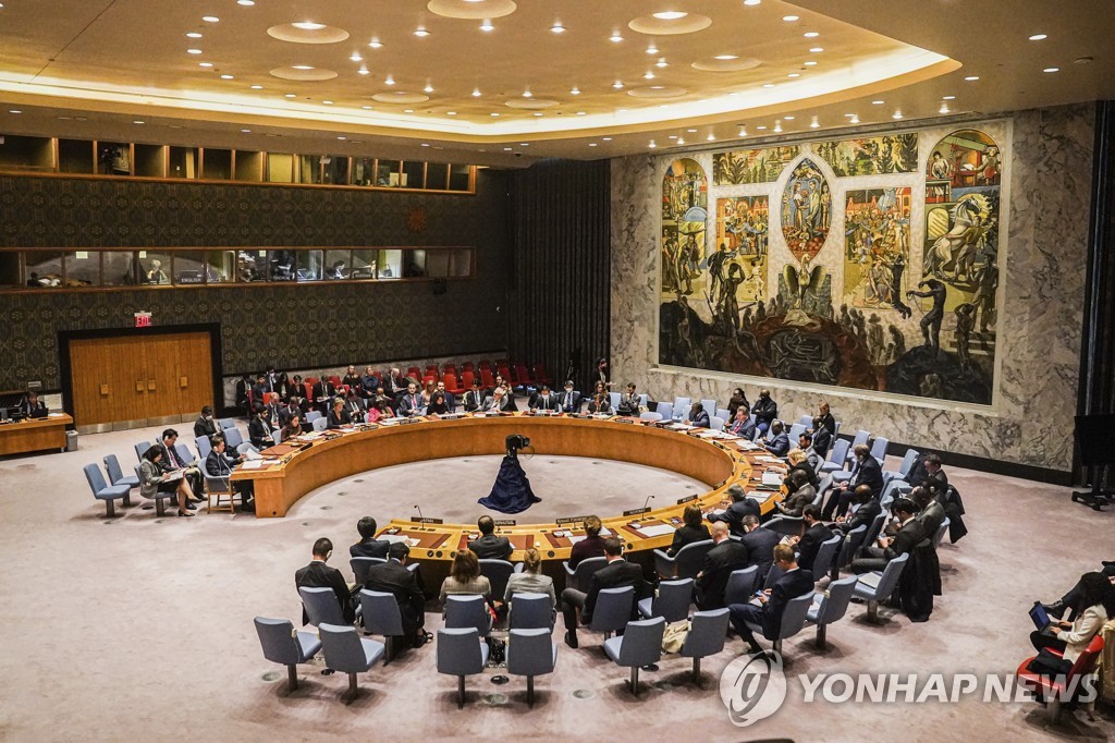 10월5일 북한 탄도미사일 문제 논의하는 유엔 안보리 회의