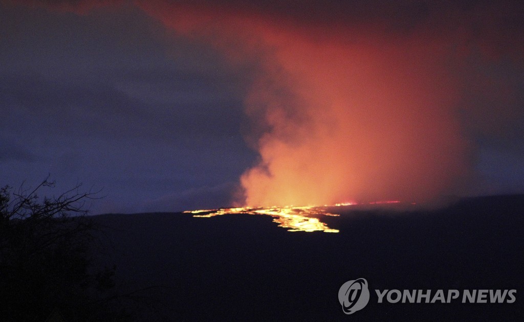 38년 만에 분화한 하와이 활화산