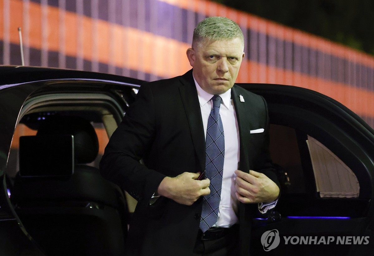 크렘린궁 방문한 로베르트 피초 슬로바키아 총리