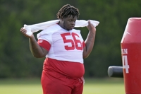 '210㎏' 역대 가장 무거운 NFL 신인, 체중 문제로 훈련 연기