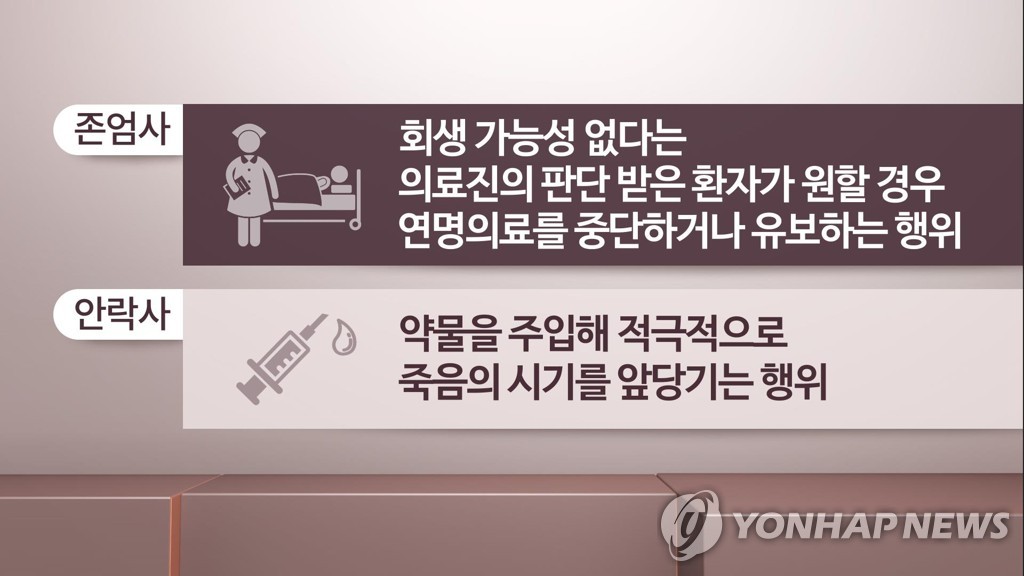 존엄사 안락사 설명 (CG)