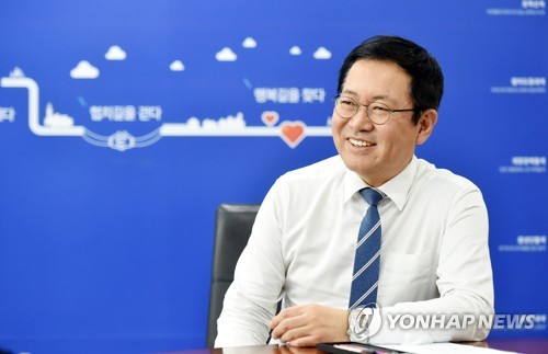 박남춘 인천시장, 소상공인연합회 '2021 목민상' 수상