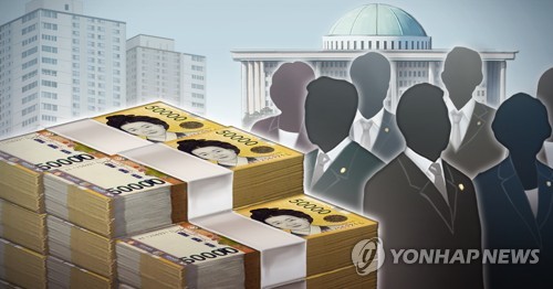韓国国会議員の資産平均　約３億６千万円＝８７％が前年比増