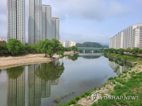 1990년대까지 빙상대회가 열렸던 춘천 공지천 일대