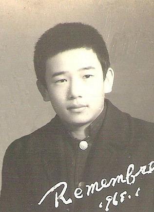 Kim Hong-shin in high school