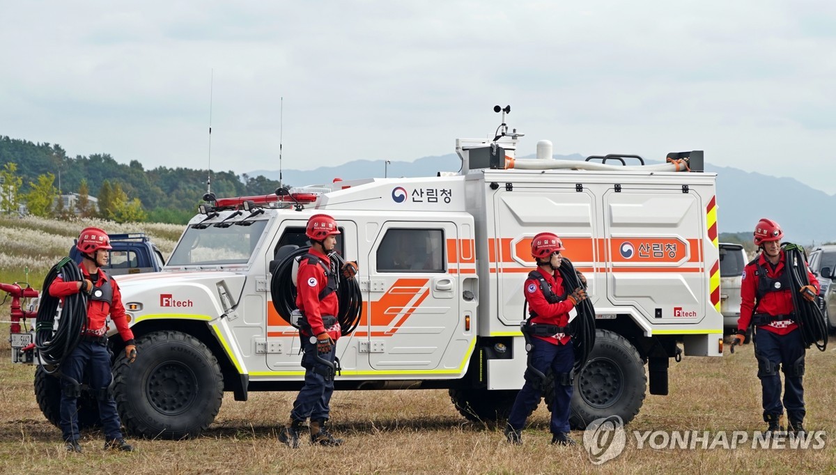 대형산불 잡는 6천L 고성능 진화차, 안전긴급대응연구 과제 선정