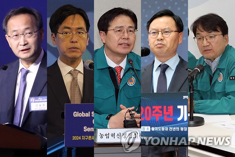 통일차관 김남중·행안차관 김민재…李대통령, 차관급 5명 임명(종합)