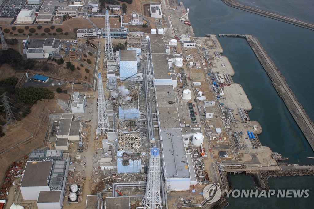 후쿠시마 제1원전(EPA/에어포토서비스=연합뉴스, 보도용)