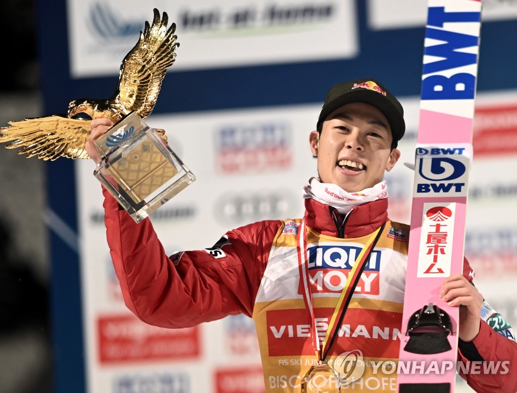 2021-2022시즌 남자 스키점프 최강으로 떠오른 일본 고바야시.