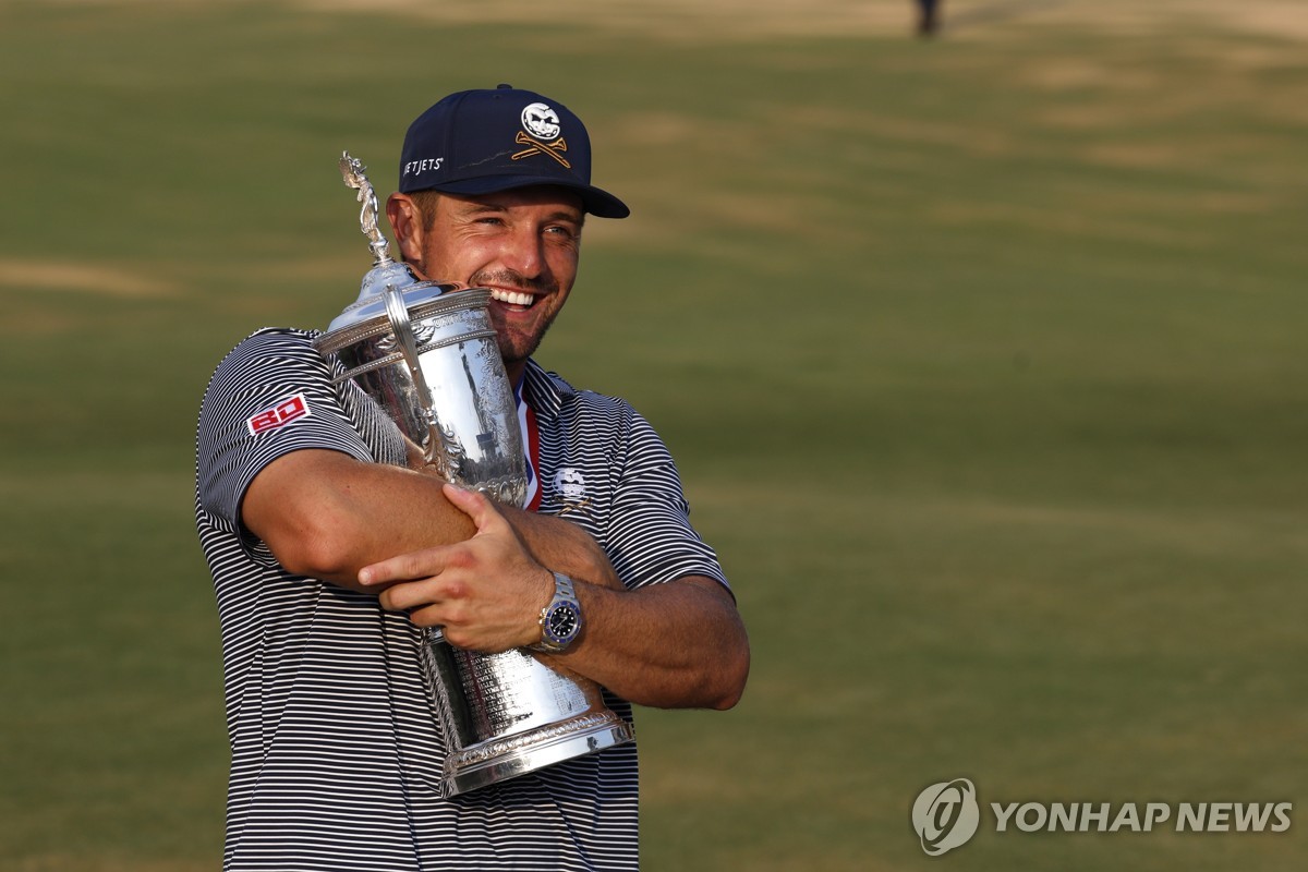 지난해 US오픈 우승 당시 브라이슨 디섐보