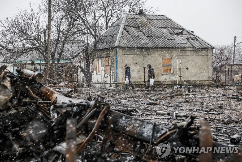 러시아군의 무차별 공격으로 큰 피해를 입었다고 지목된 우크라이나 동부 볼노바하시