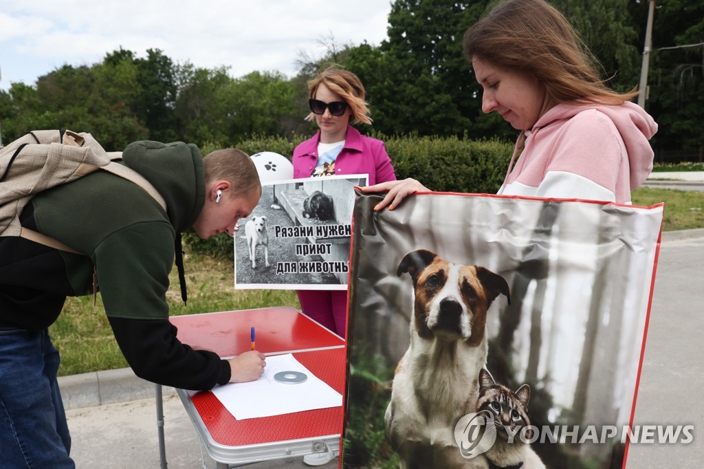 Campaign against proposed stray animal euthanasia amendment in Ryazan, Russia