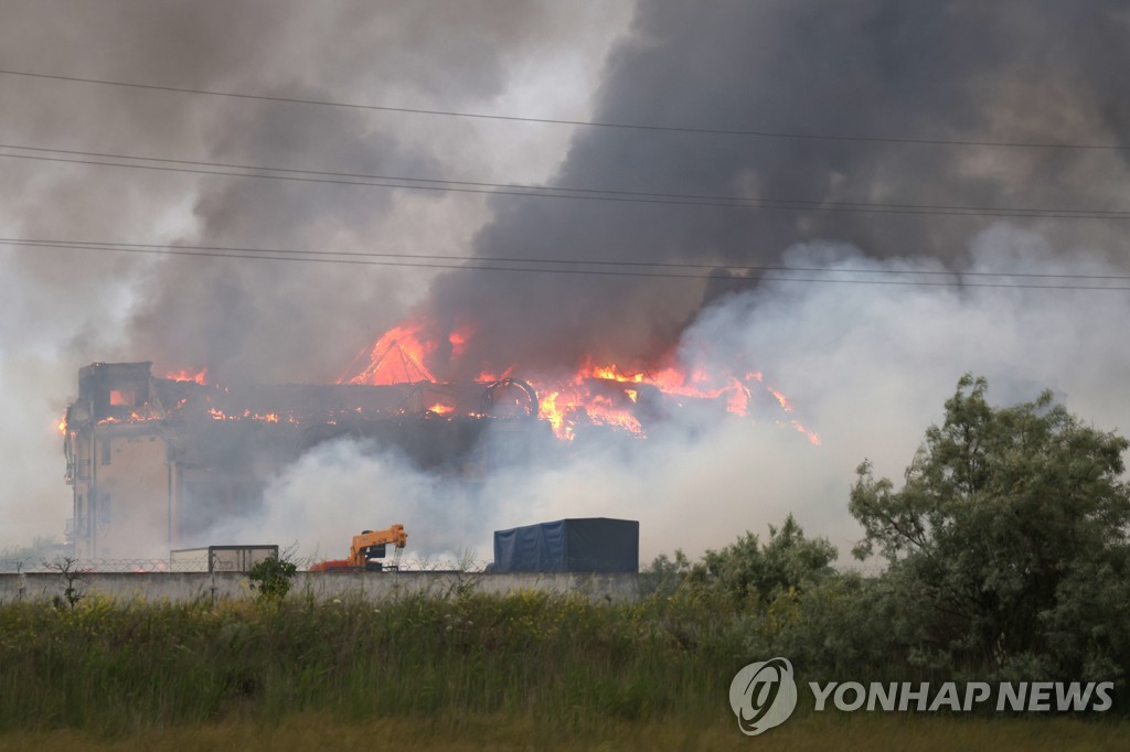 Temporary accommodation facility in Kherson Region in aftermath of shelling