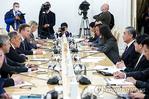러시아-중국 외교수장 회담