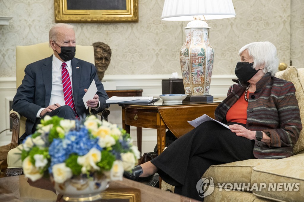 바이든 대통령과 옐런 재무장관