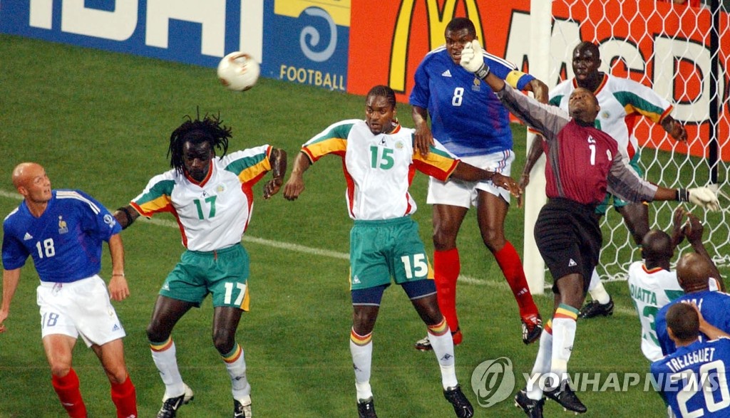 2002 한일월드컵 개막전 프랑스-세네갈 경기 모습. 