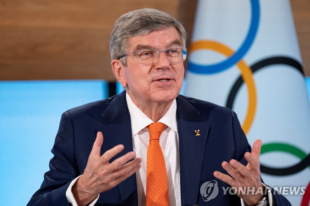 IOC President Thomas Bach. [로이터=연합뉴스 자료사진]