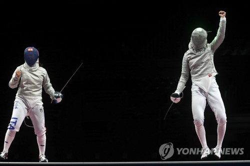 (Olympics) S. Korea wins bronze in women's sabre team fencing