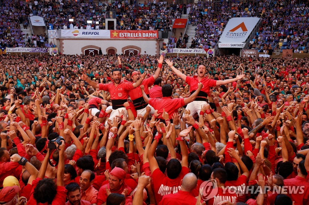 SPAIN-CULTURE/HUMAN TOWERS
