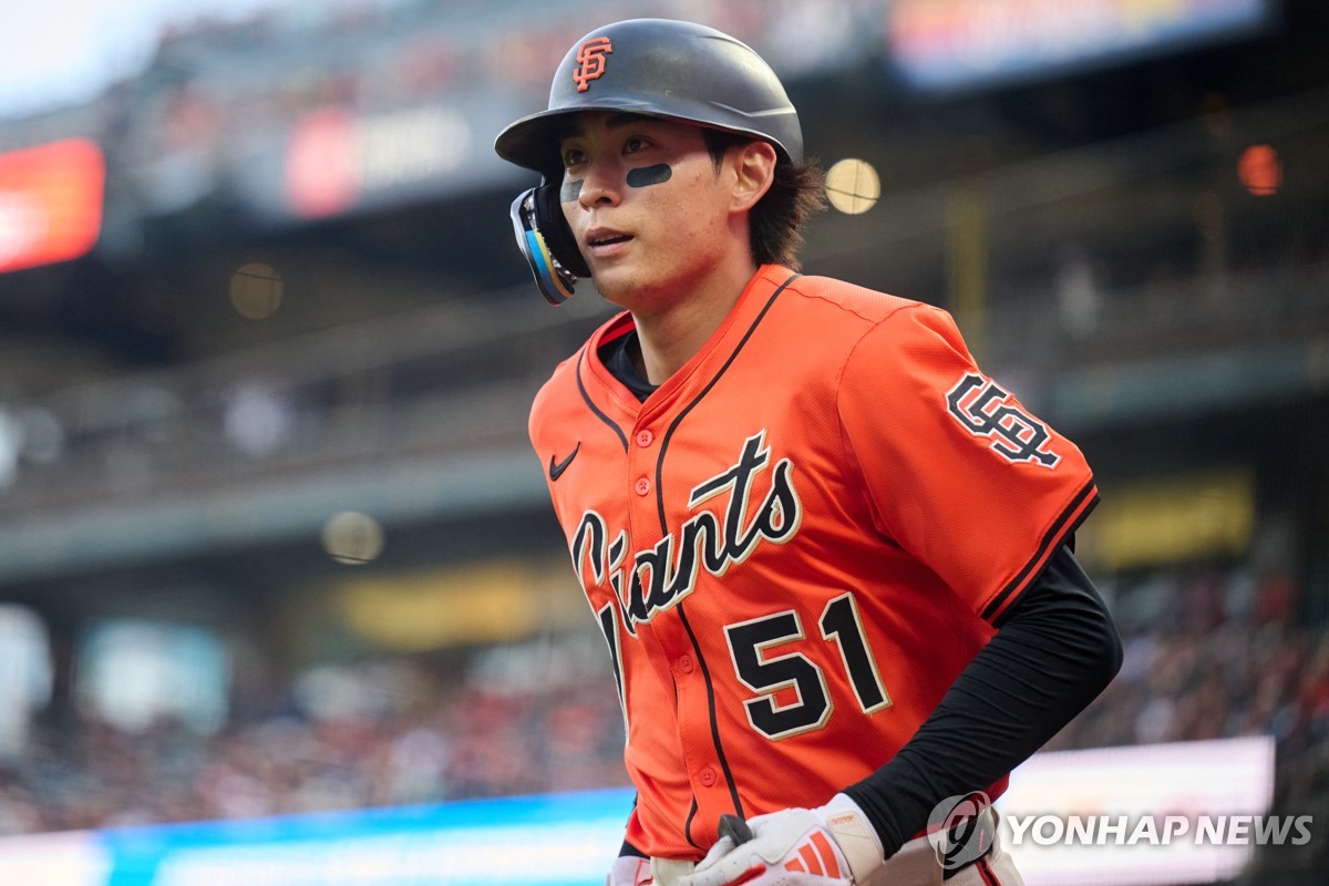 MLB 샌프란시스코 이정후, 대타로 나와 삼진…팀은 3-2 역전승