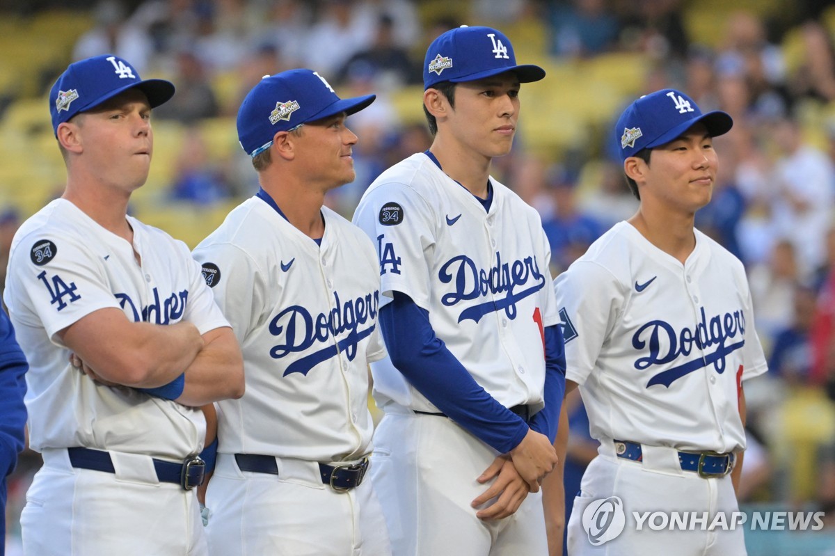 다저스 김혜성, MLB 디비전시리즈 26명 엔트리 포함