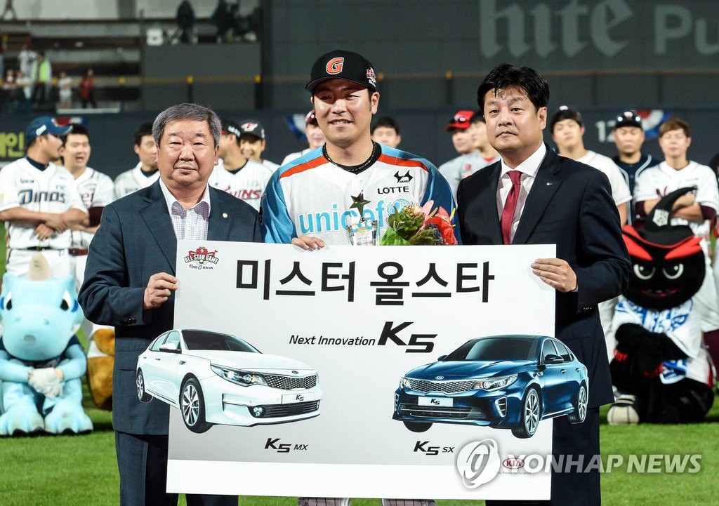 프로야구 역대 미스터 올스타, 42회 중 롯데 선수만 15번 선정