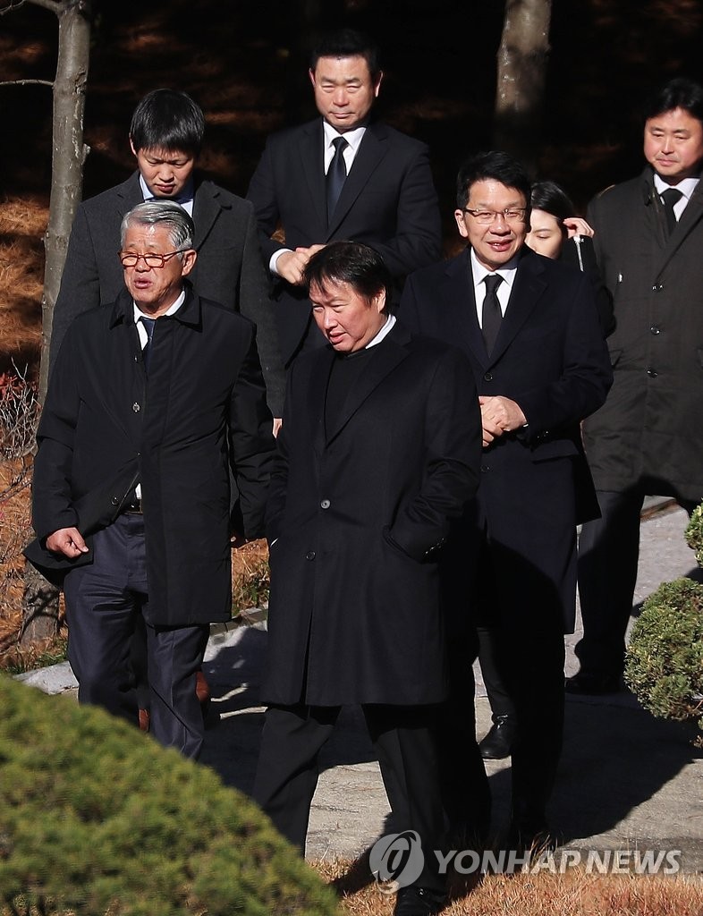 최종건 SK창업주 43주기 추도식 | 연합뉴스