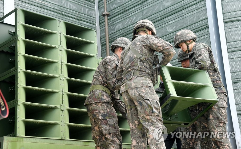 北朝鮮向け宣伝放送設備点検　再開に備え＝韓国軍