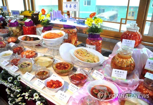 Exhibición de 'kimchi' en Corea del Norte